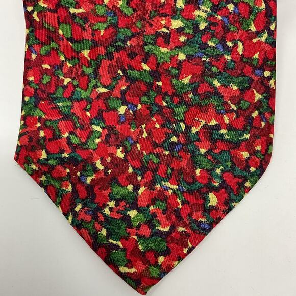 Vintage Gouda New York Mens 100% Silk Abstract Tie Arts Institute Chicago MoMA - Picture 5 of 6